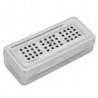 CAJA PARA ESTERILIZAR PERFORADA 17x7x3