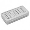 CAJA PARA ESTERILIZAR PERFORADA 20x10x4