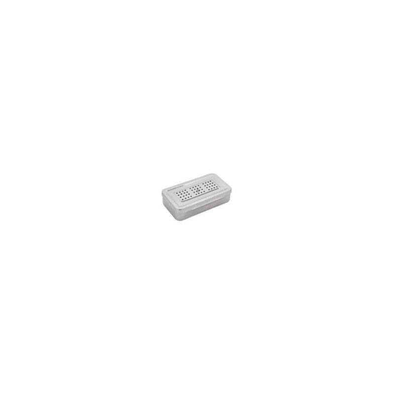 CAJA PARA ESTERILIZAR PERFORADA 22x12x5