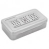 CAJA PARA ESTERILIZAR PERFORADA 22x12x5