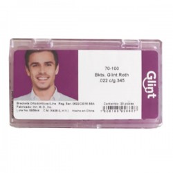 Juego de Brackets Roth GLINT .022 gancho en 345