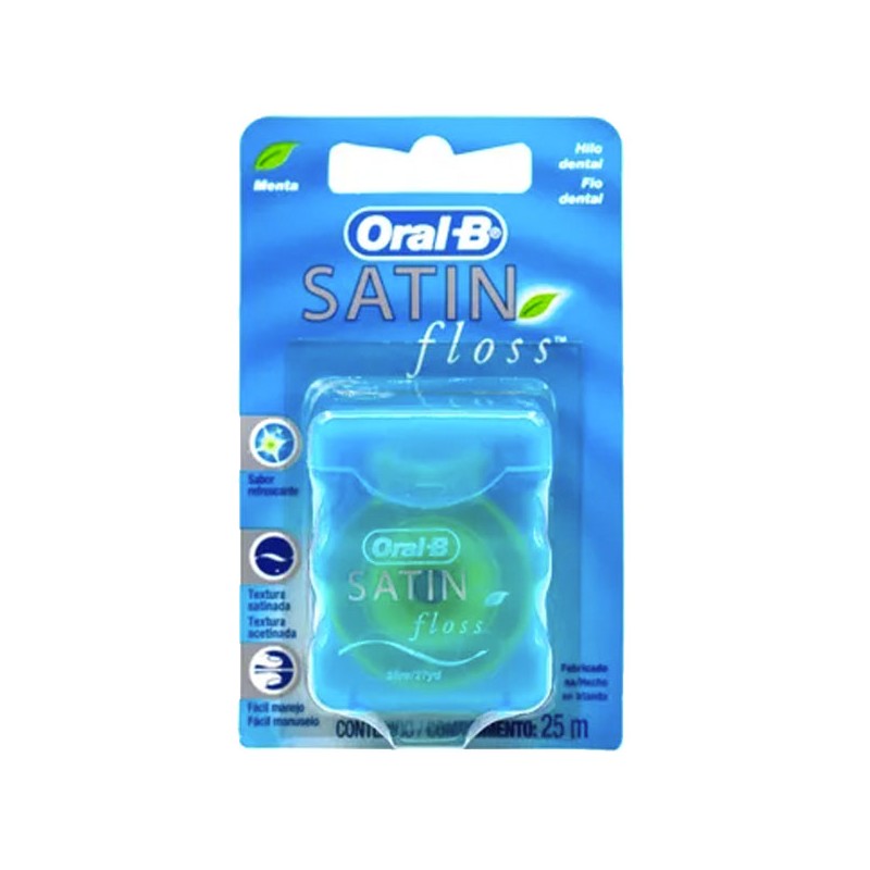 HILO DENTAL SATIN FLOSS 25 MTS ORAL-B