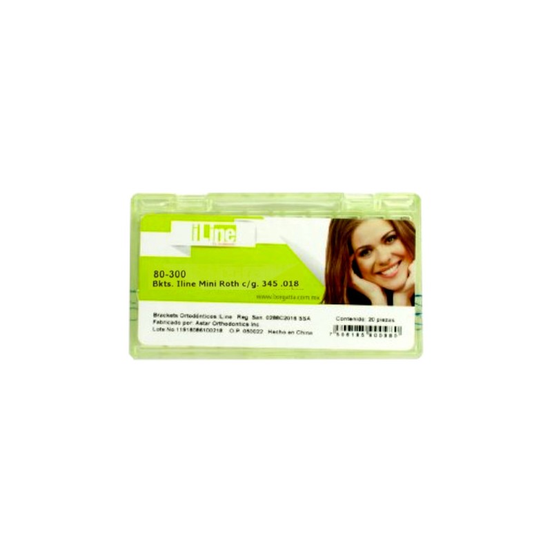 Juego de Brackets Roth mini c/g. 3,4,5 iLine