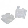 Juego de Brackets Edgewise Estetico Plastico