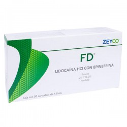 ANESTESIA LIDOCAINA FD 2% CON EPINEFRINA C/50 CARTUCHOS