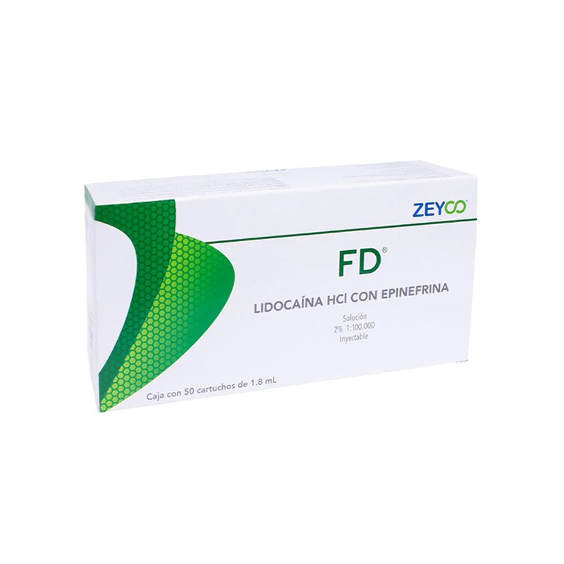 ANESTESIA LIDOCAINA FD 2% CON EPINEFRINA C/50 CARTUCHOS