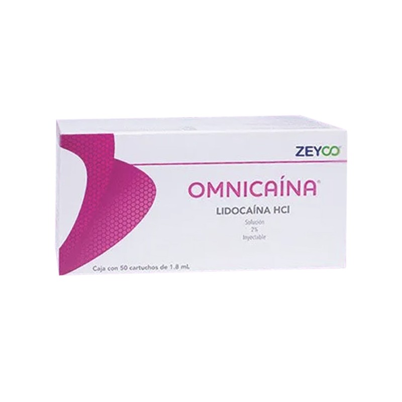 ANESTESIA OMNICAINA (LIDOCAINA) 2% C/50 CARTUCHOS
