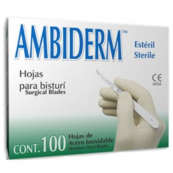 HOJA ESTERIL PARA BISTURI C/100