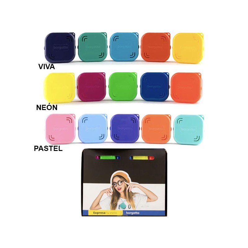 Caja Ortodontica colores c/cordon 10 piezas