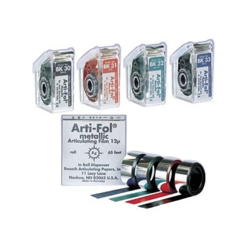 PAPEL ARTICULAR BAUSCH BK30/31/32/33 METALICO DE 12 MICRAS