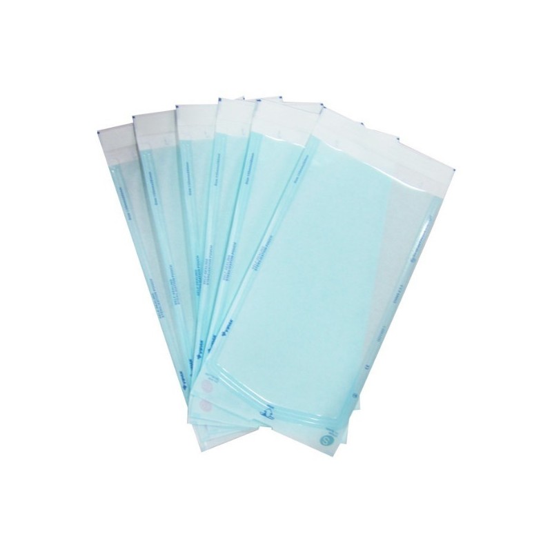 Bolsa p/esterilizar 9x26CM (3 1/2"X10") c/200 pz