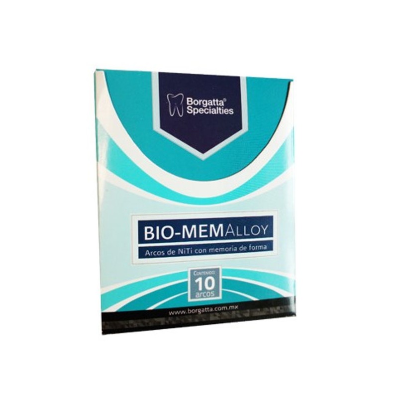 ARCOS NITI SUPER ELASTICOS CON MEMORIA DE FORMA TERMOACTIVOS C/10 PZ (CUADRADOS/RECTANGULARES)