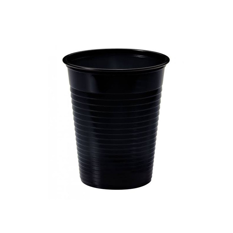 VASO DESECHABLE C/50 NEGRO