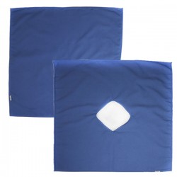 CAMPO DE TELA AZUL HENDIDO O SIN HENDIR