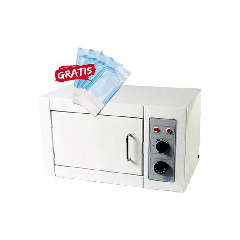 ESTERILIZADOR CALOR SECO CRAE + 20 bolsas GRATIS