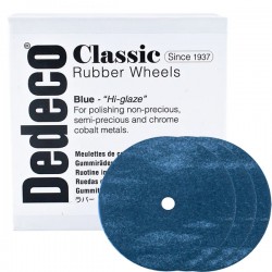 DISCO DE HULE AZUL 7/8 X 1/8 C/100