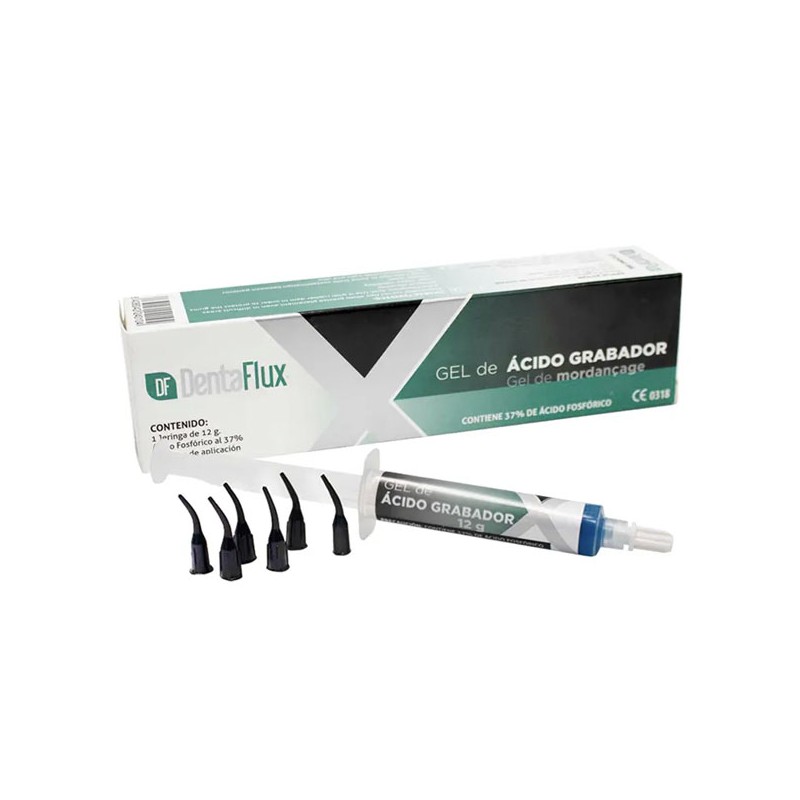 ACIDO GRABADOR 12GR DENTAFLUX