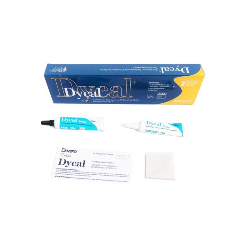 DYCAL DENSTPLY HYDROXIDO DE CALCIO (BASE + CATALIZADOR)
