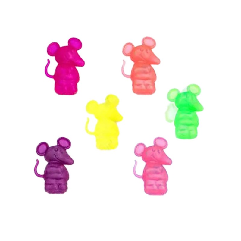 RATONES DE PLASTICO 1PZA (XCOLOR)