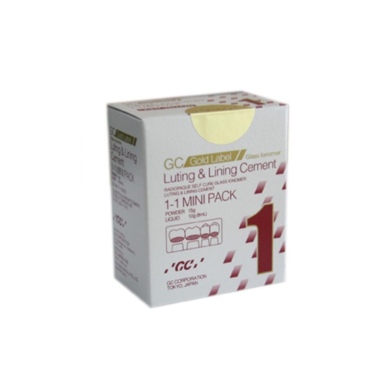 IONOMERO FUJI 1 MINI GOLD LABEL (15GRS Y 8ML)