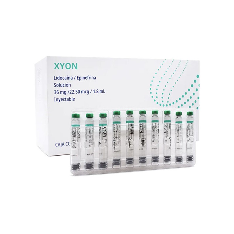 ANESTESIA LIDOCAINA 2% CON EPINEFRINA C/50 CARTUCHOS VIDRIO