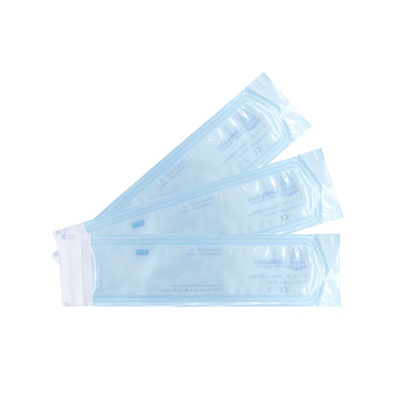 BOLSA P/ESTERILIZAR 7x26cm (2 3/4"X10") C/200 pz