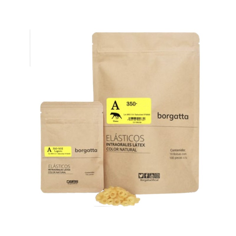 Elastico natural 1/8 c/1000 piezas