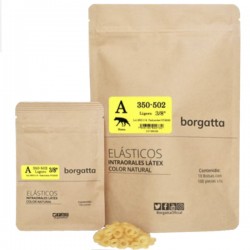 Elastico natural 3/8 c/1000 piezas