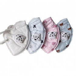 MASCARILLA INFANTIL KN95 CON FILTRO C/10 PZ