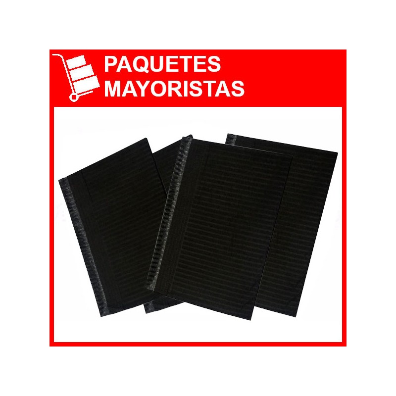 Campos NEGROS caja c/500 piezas