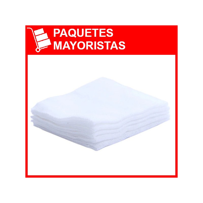 25 X GASAS (2x2) DE CUATRO CAPAS NO TEJIDAS (5cm x 5cm) 200 pz c/u