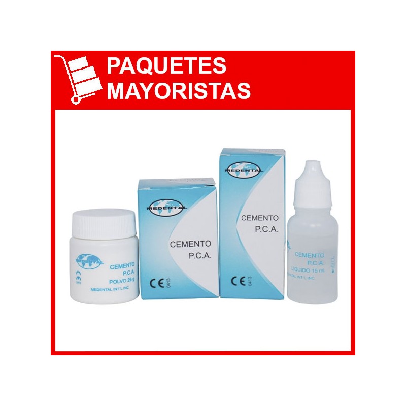 5 X PCA JUEGO POLVO 25G Y LIQUIDO 15ML POLICARBOXILATO