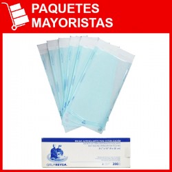 5 X BOLSA P/ESTERILIZAR 9X26CM (3 1/2"X10") C/200 PZ
