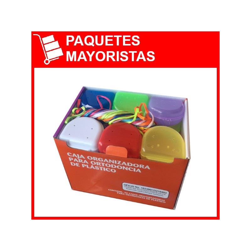 30 X CAJA ORTODONTICA / GUARDA C/CORDON