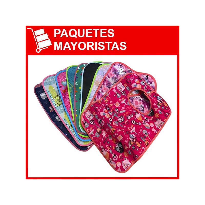 BABERO PLASTICO ESTAMPADO
