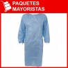 5 X BATA PARA CIRUJANO CON PUÑO C/10 35grs.