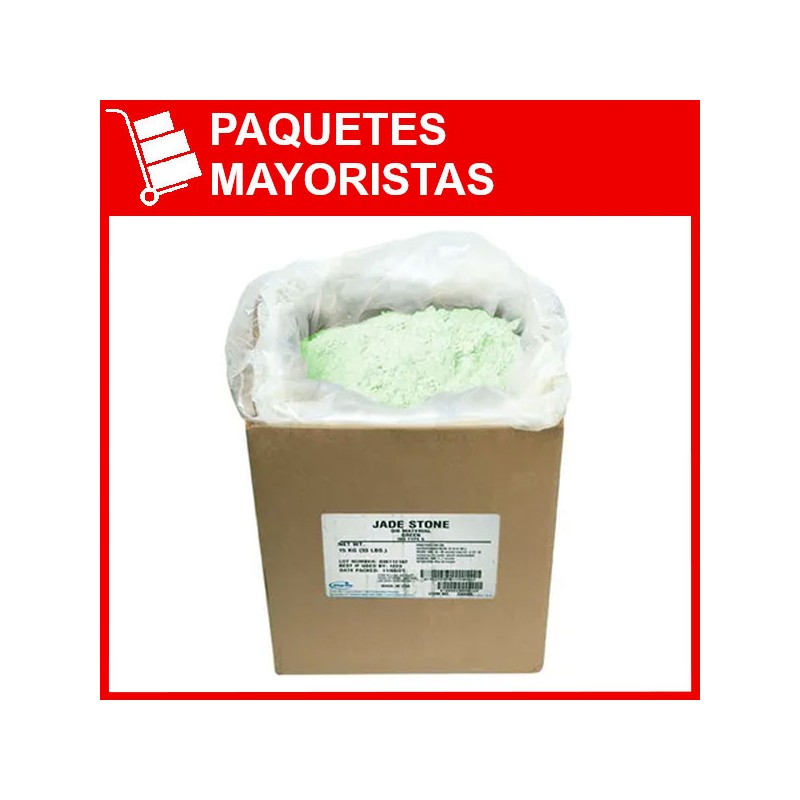 JADE STONE CUÑETE CON 15KG YESO VERDE