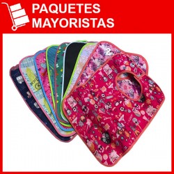 10 X BABERO PLASTICO ESTAMPADO