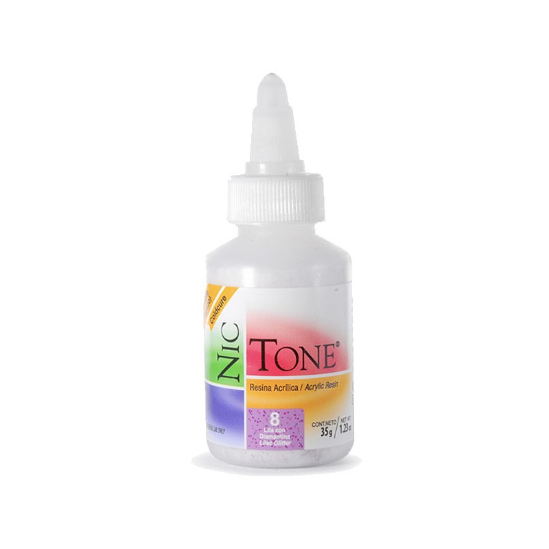 ACRILICO ORTODONCIA NICTONE 35GRS (Colores con Diamantina)