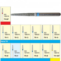 FRESA DIAMANTE CONICA REDONDA TR