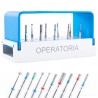 KIT OPERATORIA C/10 FRESAS C/ FRESERO AUTOCLAVABLE
