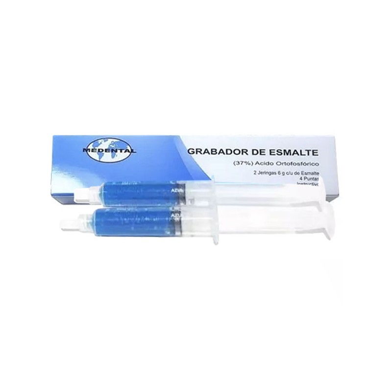 ACIDO GRABADOR AZUL O VERDE MEDENTAL 12ML