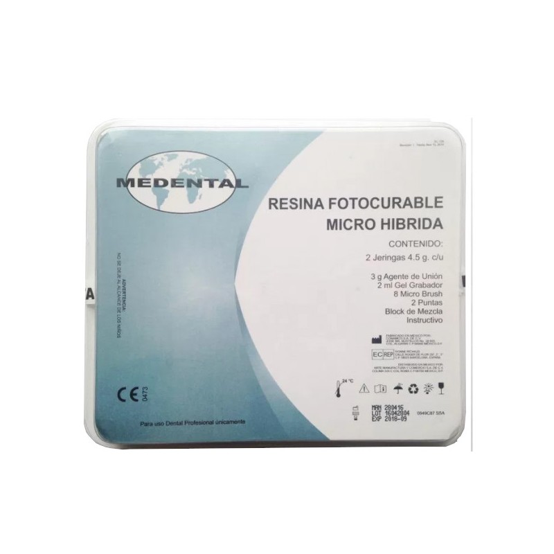 RESINA FOTOCURABLE KIT 2 JERINGAS