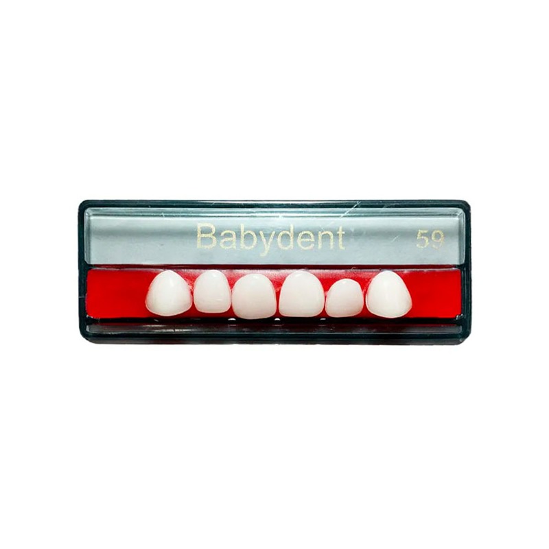 TABLILLA INFANTIL DIENTES ACRILICO 1X6