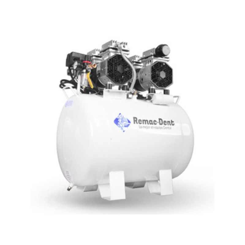 COMPRESOR LIBRE DE ACEITE SEMISILENCIOSO 72 LTS 2HP