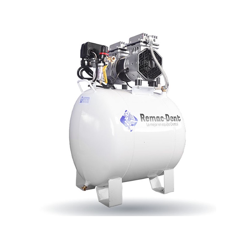 COMPRESOR LIBRE DE ACEITE SEMISILENCIOSO 48LTS 1HP