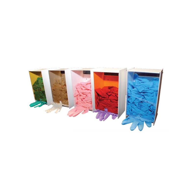 DISPENSADOR DE GUANTES DE ACRILICO (X COLOR)