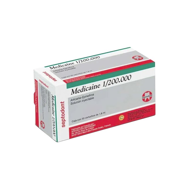 MEDICAINE 1/200.000 ARTICAINA CON EPINEFRINA