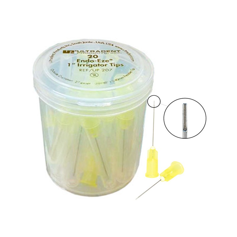 PUNTAS IRRIGADORAS ENDO-EZE C/20 (27GA  0,40mm)