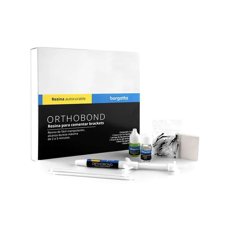 Kit de resina Orthobond Autocurable jeringa c/5 gr